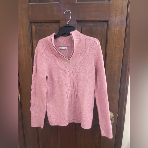 S Pink Croft & Barrow Pull Over 🩷 - Picture 1 of 3